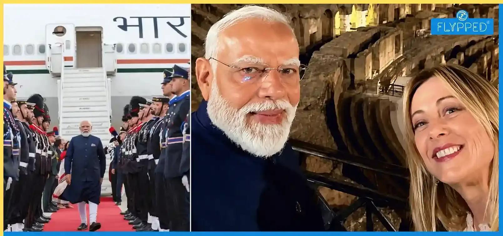 PM Modi Italy Visit: रोम में मेलोनी ने दोस्त कहकर किया स्वागत